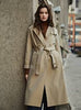 Fashion Women Spring and Autumn Trench coat English style windbreaker