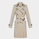 Women Trench Coat Women Spring and Autumn New Chameleon Trench Coat Feminine Temperament British Style Double Breasted