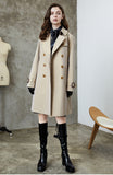 Women Trench Coat Women Spring and Autumn New Chameleon Trench Coat Feminine Temperament British Style Double Breasted