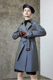 Women Trench Coat Women Spring and Autumn New Chameleon Trench Coat Feminine Temperament British Style Double Breasted