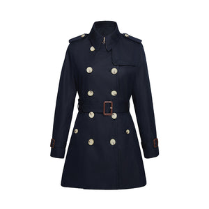 Women Fashion Spring and Autumn Trench Coat windbreaker. Women Jacket coat for Autumn.