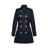 Women Fashion Spring and Autumn Trench Coat windbreaker. Women Jacket coat for Autumn.