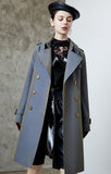 Women Trench Coat Women Spring and Autumn New Chameleon Trench Coat Feminine Temperament British Style Double Breasted