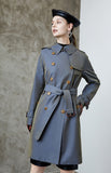 Women Trench Coat Women Spring and Autumn New Chameleon Trench Coat Feminine Temperament British Style Double Breasted