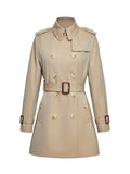 Women Fashion Spring and Autumn Trench Coat windbreaker. Women Jacket coat for Autumn.