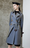 Women Trench Coat Women Spring and Autumn New Chameleon Trench Coat Feminine Temperament British Style Double Breasted