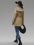 Women Fashion Spring and Autumn Trench Coat windbreaker. Women Jacket coat for Autumn.