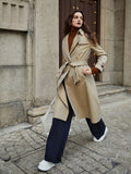 Fashion Women Spring and Autumn Trench coat English style windbreaker