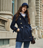 Women Fashion Spring and Autumn Trench Coat windbreaker. Women Jacket coat for Autumn.