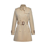Women Fashion Spring and Autumn Trench Coat windbreaker. Women Jacket coat for Autumn.