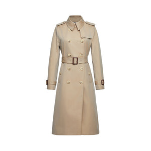 Fashion Women Spring and Autumn Trench coat English style windbreaker