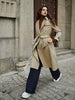 Fashion Women Spring and Autumn Trench coat English style windbreaker