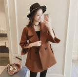 Fashion Women Winter Wool Coat Korean Style Coat