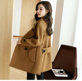 Fashion Women Winter Wool Coat Korean Style Coat