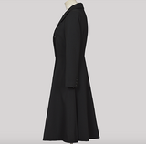 Plus Size High Quality Women Suit Dress Long Sleeves Trench Suit Blazer Dresses