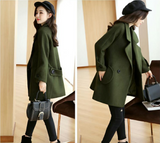 Fashion Women Winter Wool Coat Korean Style Coat