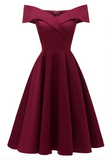 Plus Size Fashion Formal Dresses Red Blue Swing Dresses Bridesmaid Dress