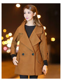 Fashion Women Winter Wool Coat Korean Style Coat